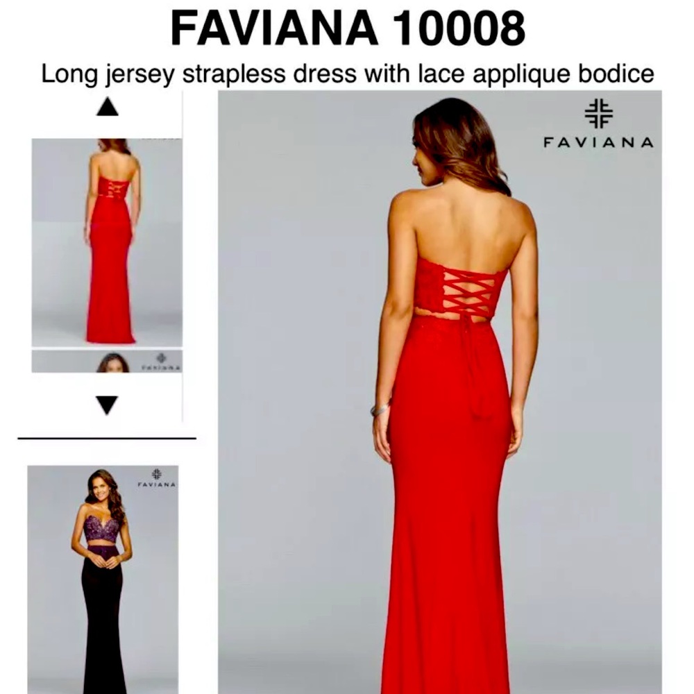 Faviana Two-Piece Prom/Formal Dress NEW WITH TAGS!